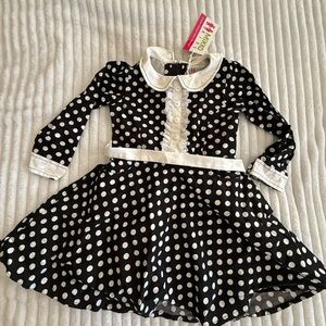 Black and White Polka Dot Dress